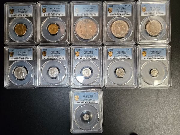 1902 British Matte Proof Set