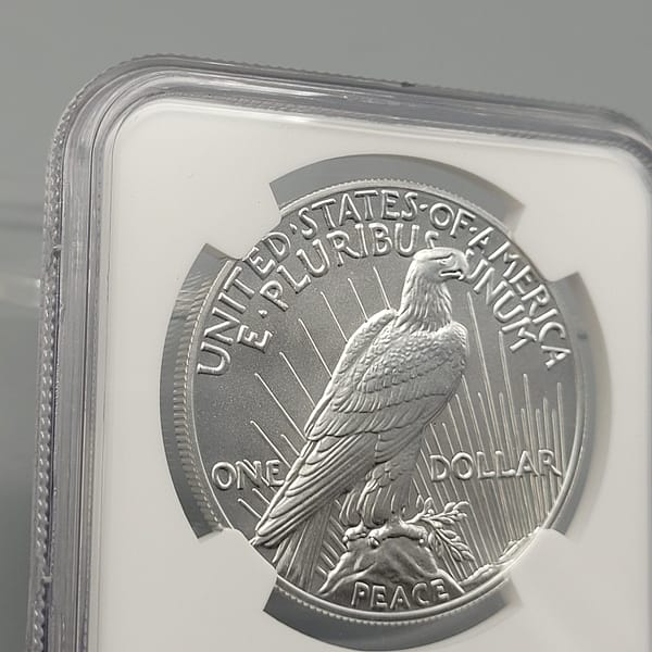 2021 Peace High Relief MS70 NGC First Day - Image 6