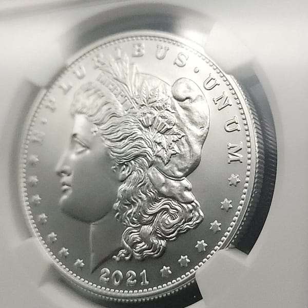 2021 S Morgan First Day Of Issue MS70 NGC - Image 4