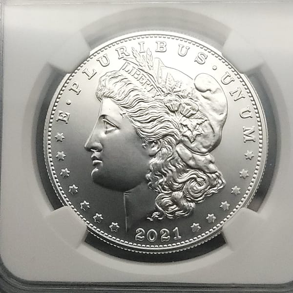 2021 S Morgan First Day Of Issue MS70 NGC - Image 2