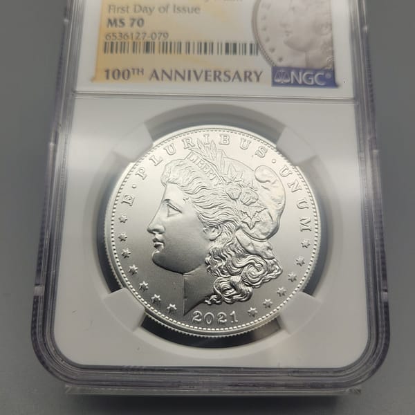 2021 O Morgan First Day Of Issue Ms70 NGC - Image 2