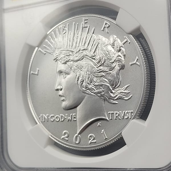 2021 NGC MS70 Peace Dollar First Releases - Image 4