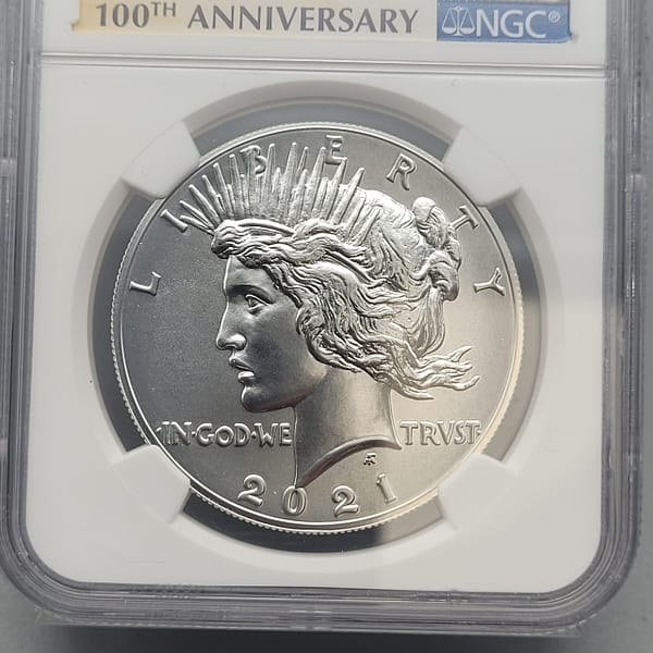 2021 Peace Dollar High Relief MS70 NGC - Image 2