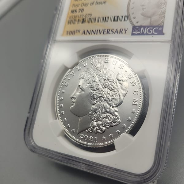 2021 O Morgan First Day Of Issue Ms70 NGC - Image 4