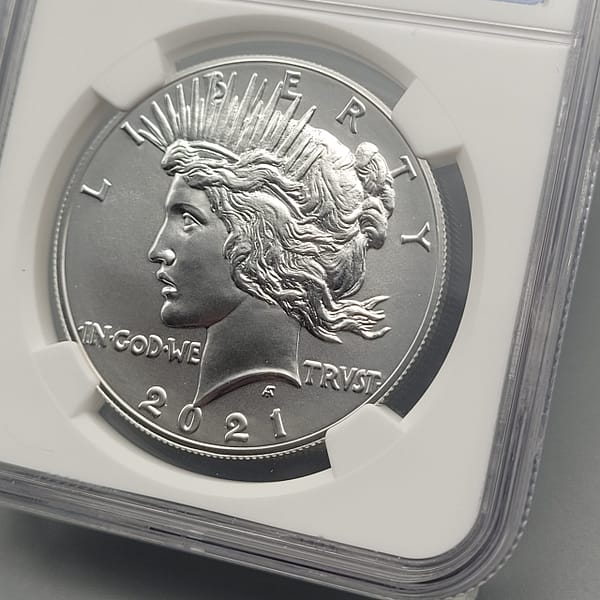 2021 Peace Dollar High Relief MS70 NGC - Image 4