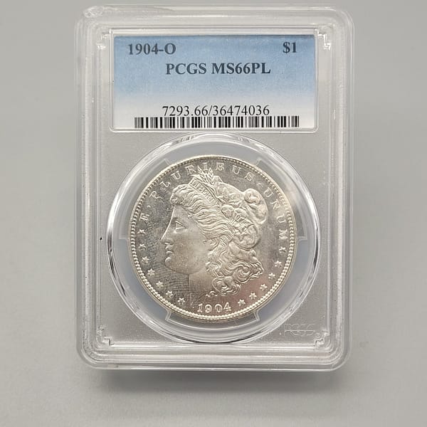 Morgan 1904-0 MS66PL PCGS $1