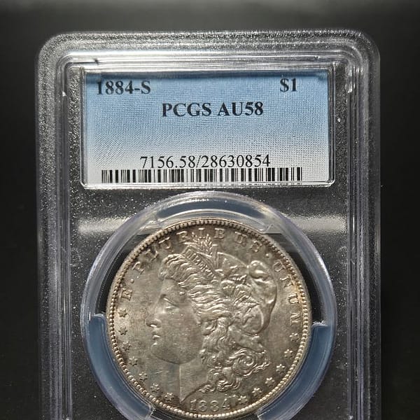 1884-S PCGS AU58 Morgan Dollar