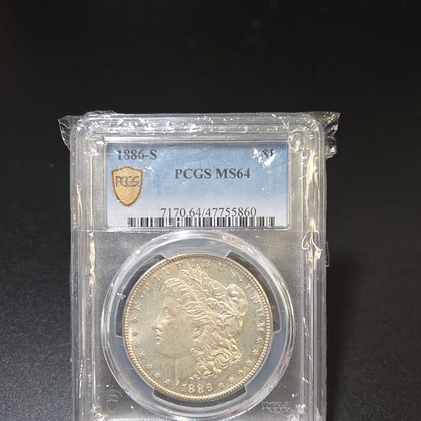 1886-S PCGS MS64 Morgan Dollar