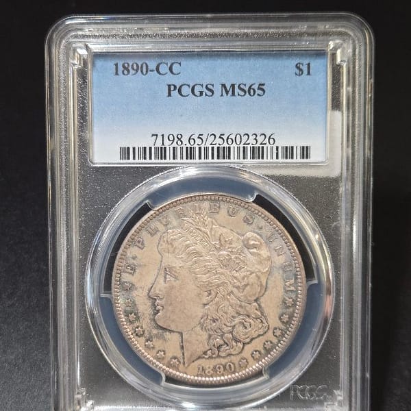 1890-CC PCGS MS65 Morgan Dollar