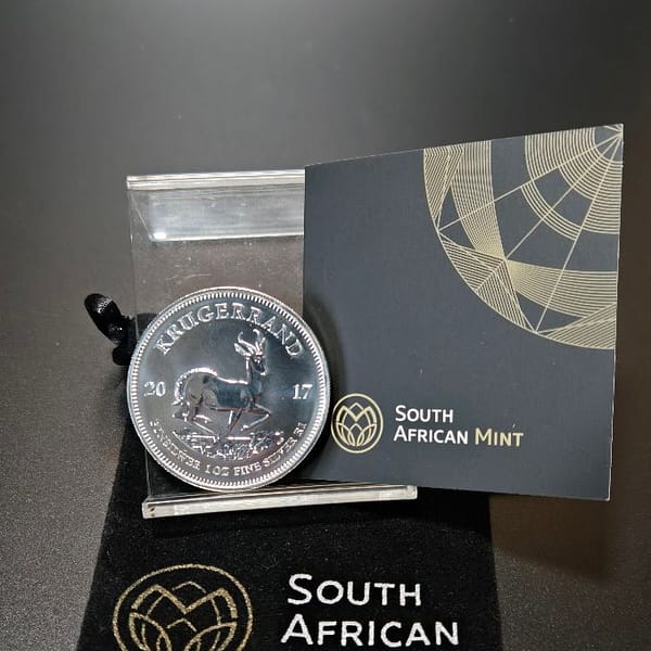 2017 South Africa 50th Silver Krugerrand