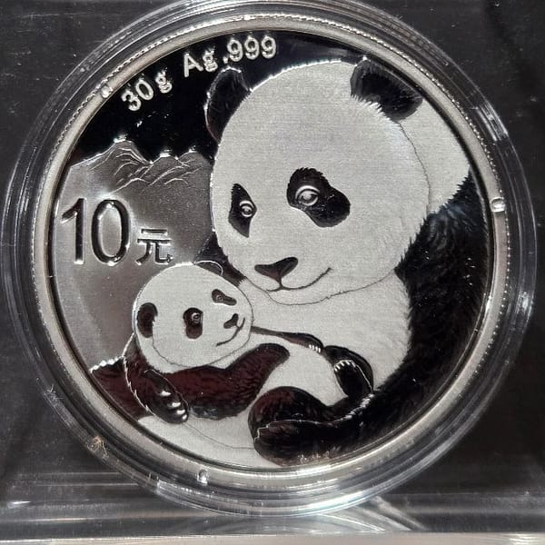 2019 China 30g Silver Panda BU