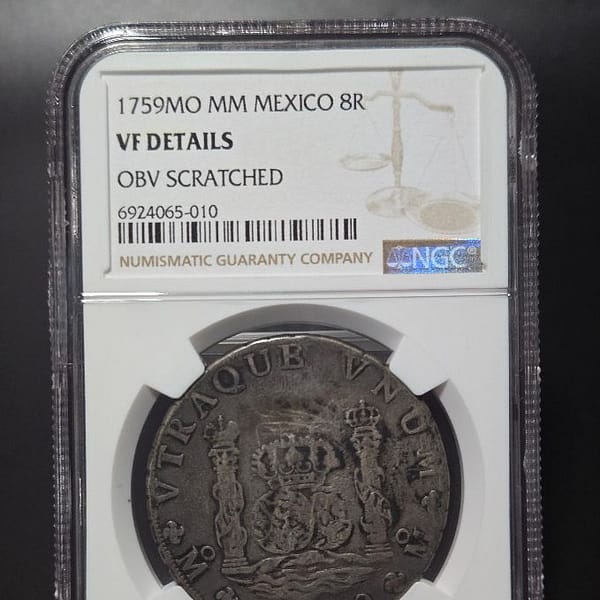 1759 8R Mexico VF NGC OBV Scratched