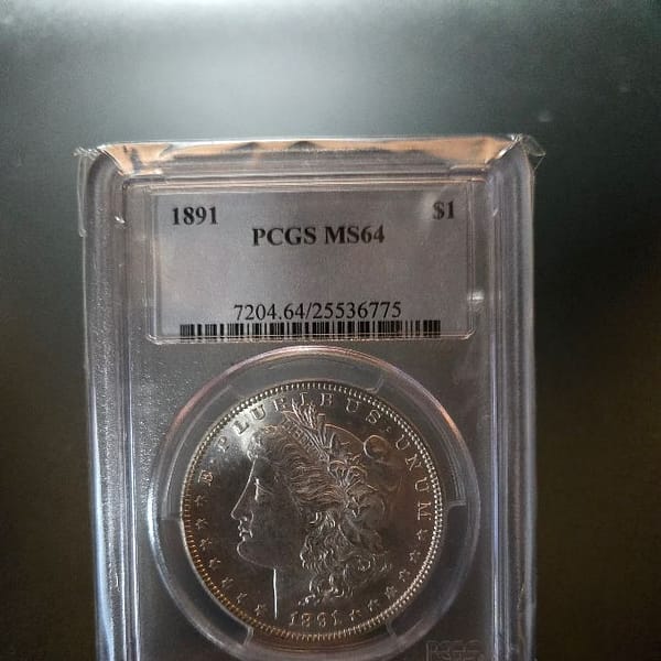 1891 PCGS MS64 Morgan Dollar