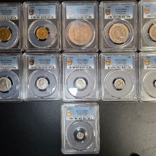 1902 British Matte Proof Set