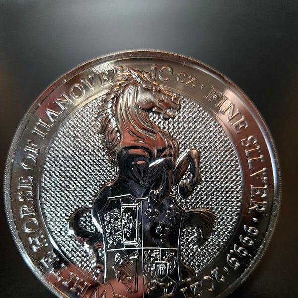 2021 GB 10 oz Silver White Horse Hanover