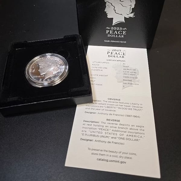2023 Peace Dollar San Francisco