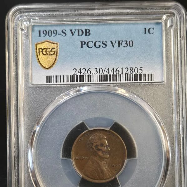 1909-S VDB 1C PCGS VF30