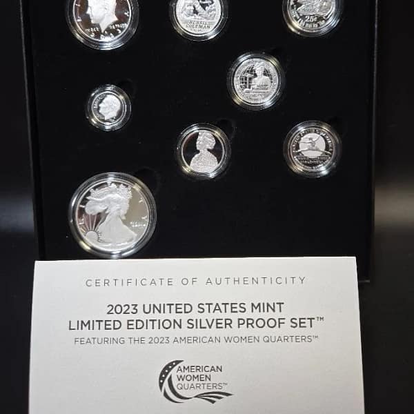2023 Silver Proof Set Women Quarters