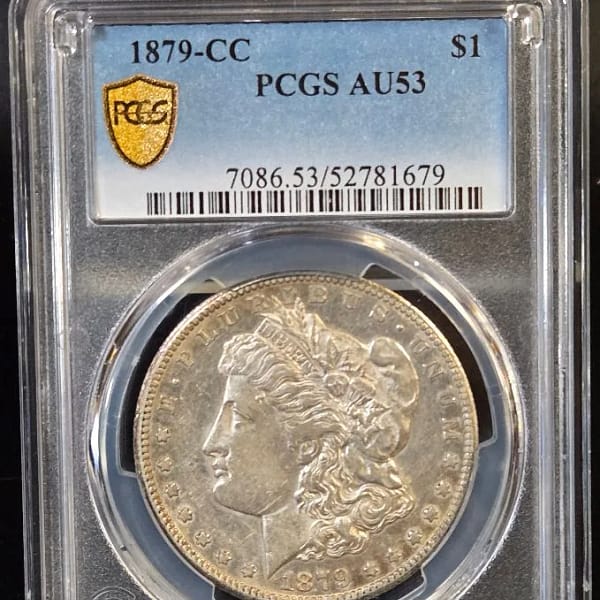 1879-CC PCGS AU53 Morgan