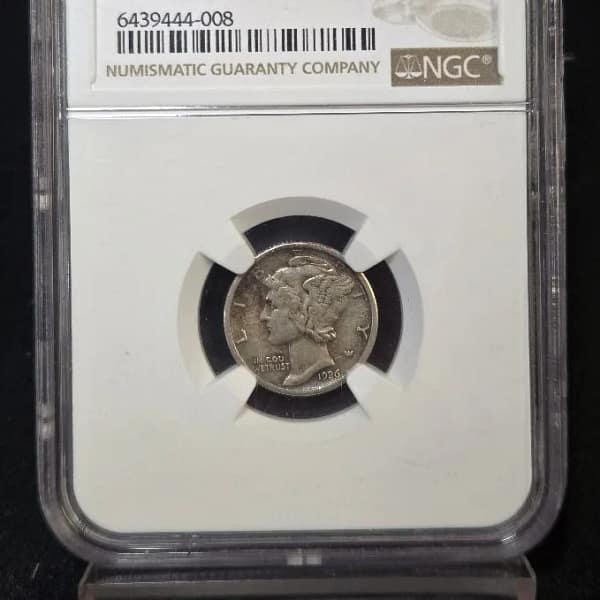 1926-S Mercury Dime XF45 NGC