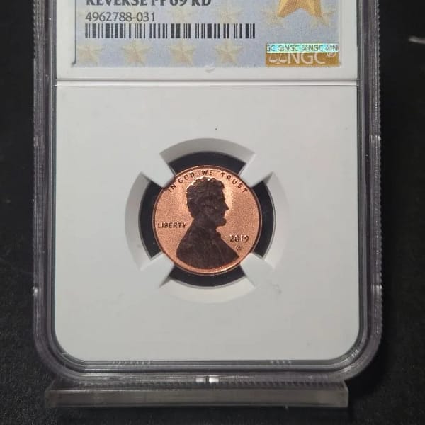 2019-W Reverse Proof Cent PF69 RD NGC