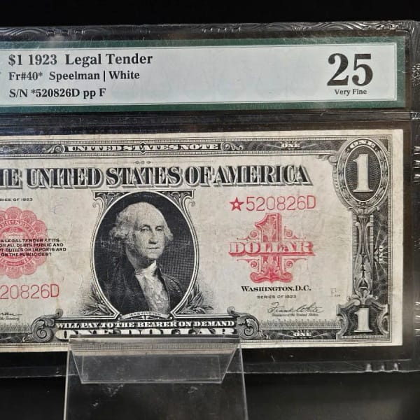 $1 1923 Legal Tender VF25