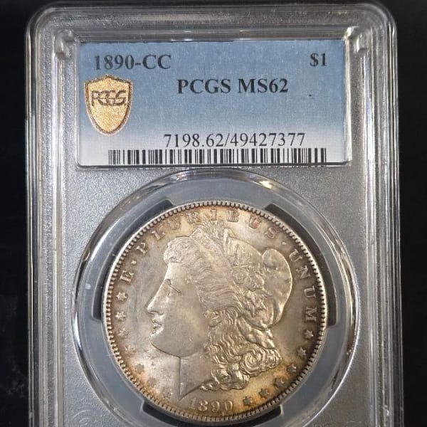 1890-CC PCGS MS62 Morgan