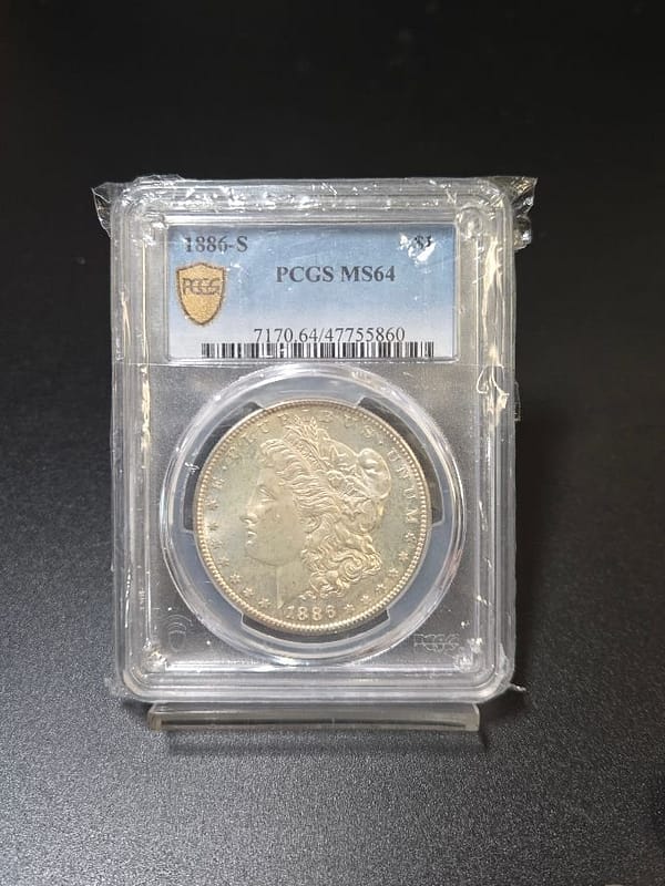 1886-S PCGS MS64 Morgan Dollar - Image 5