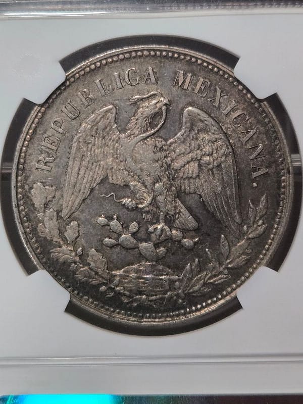 1904MO AM Mexico Peso NGC MS 62 - Image 3