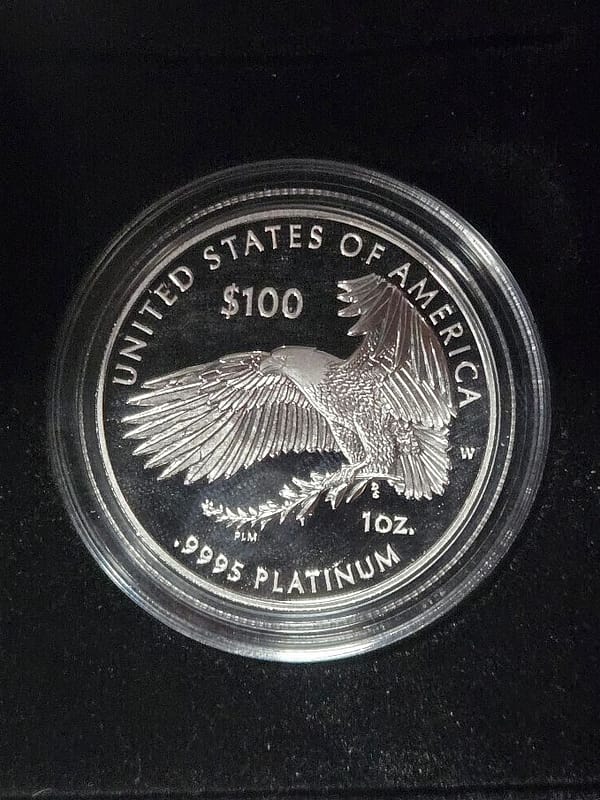 2019 Preamble To The Declaration Of Independence Platinum Proof Coin Liberty - Image 3