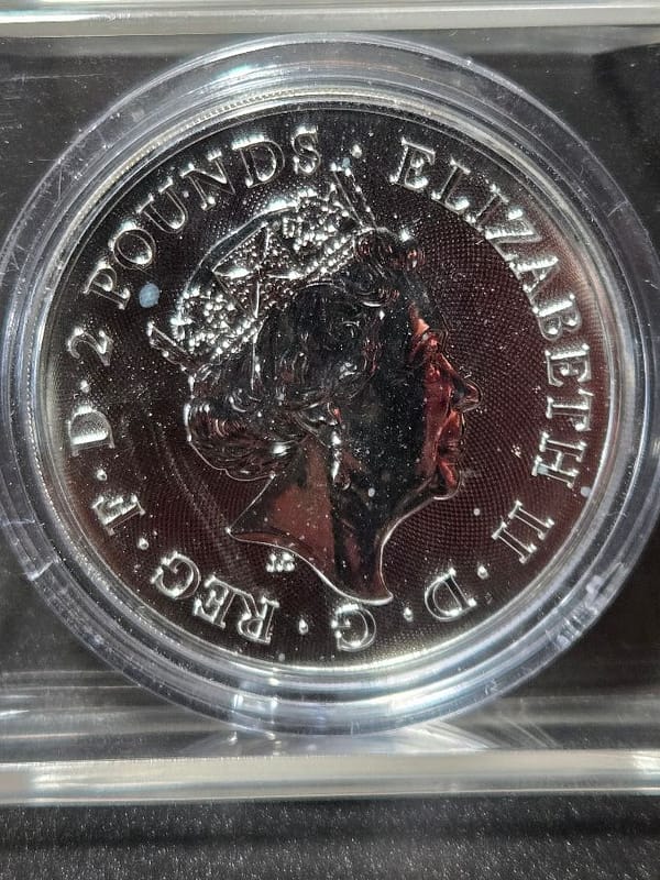 2022 Great Britain 1 oz Silver Rolling Stones BU - Image 2