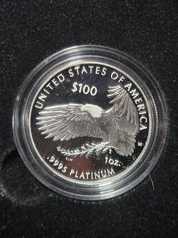 2022 First Amendment To The United States Constitution Platinum Proof Coin Freedom Of Speech - Image 4