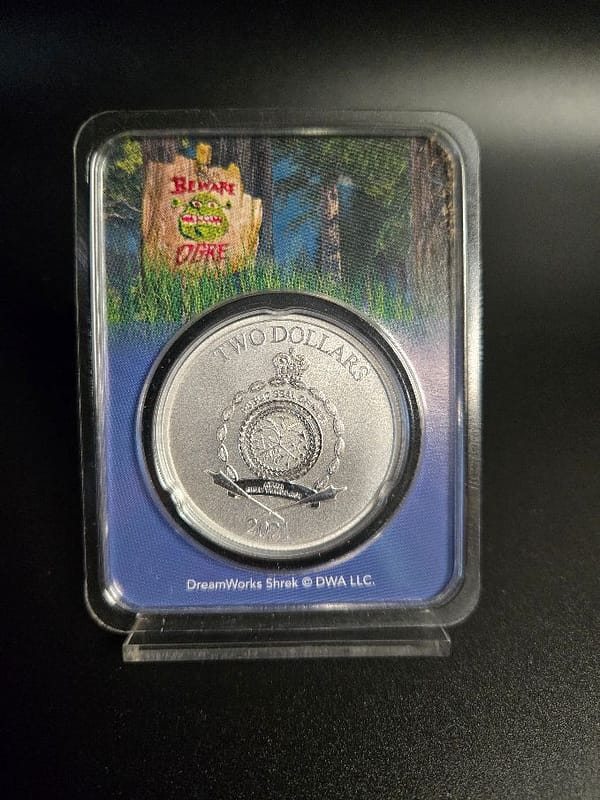 Disney Shrek & Donkey 2021 1 oz Silver Niue 20th Anniversary - Image 4