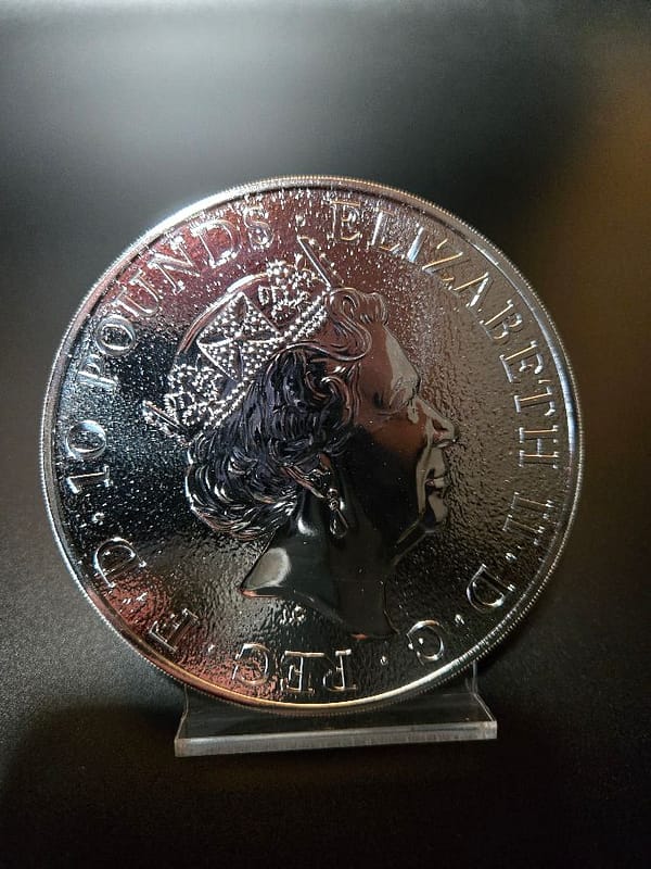 2017 Great Britain 10 oz Silver Queens Beasts The Lion - Image 4