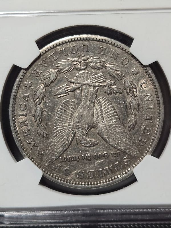 1879-CC Morgan VAM-3 Capped CC NGC XF40 - Image 5