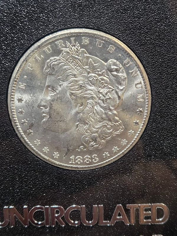 1883-CC Uncirculated Morgan Dollar - Image 3