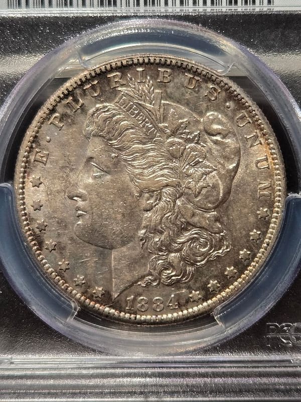 1884-S PCGS AU58 Morgan Dollar - Image 4