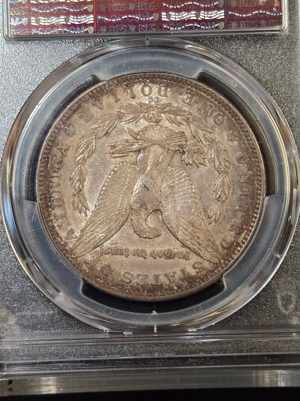 1891-CC PCGS AU50 Morgan Dollar - Image 2