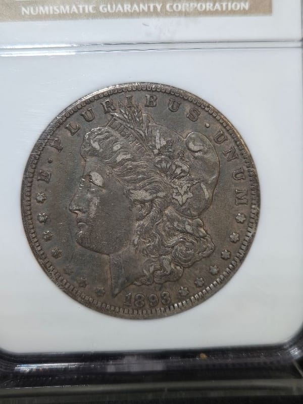 1893-CC NGC XF 40 Morgan Dollar - Image 4