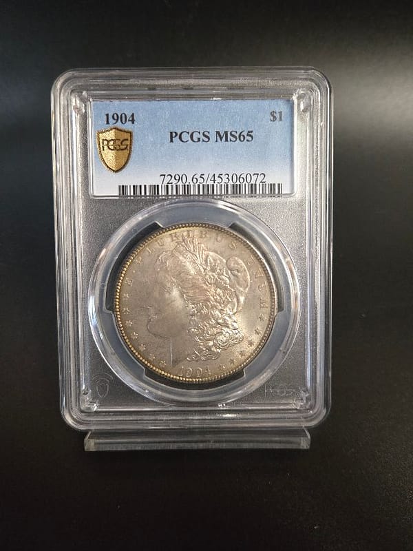 1904 PCGS MS65 Morgan Dollar - Image 5