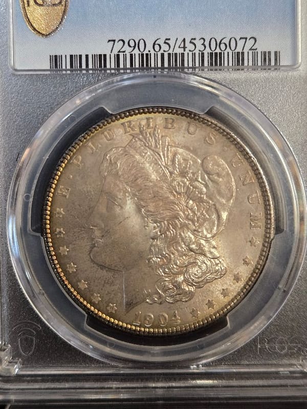 1904 PCGS MS65 Morgan Dollar - Image 2