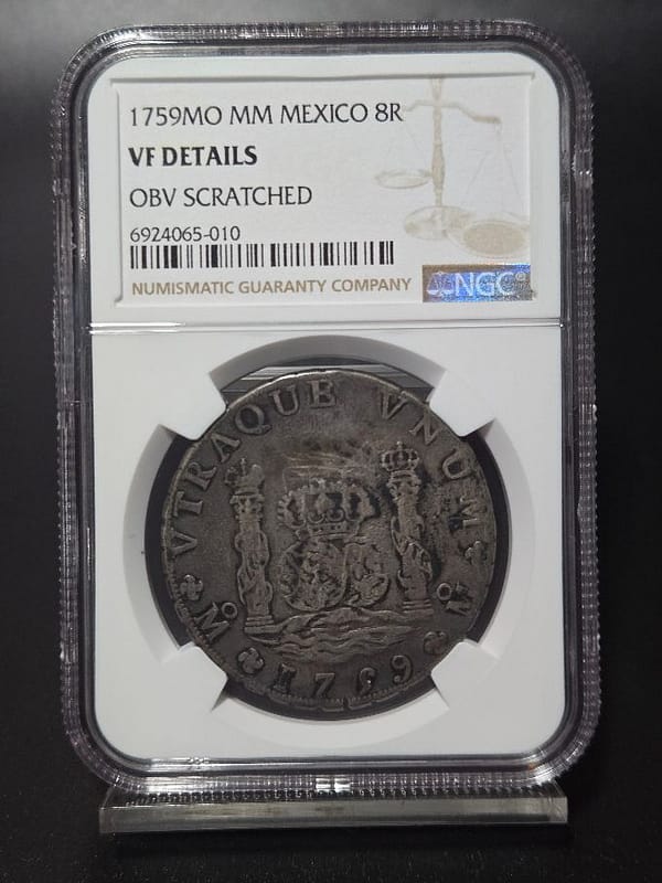 1759 8R Mexico VF NGC OBV Scratched