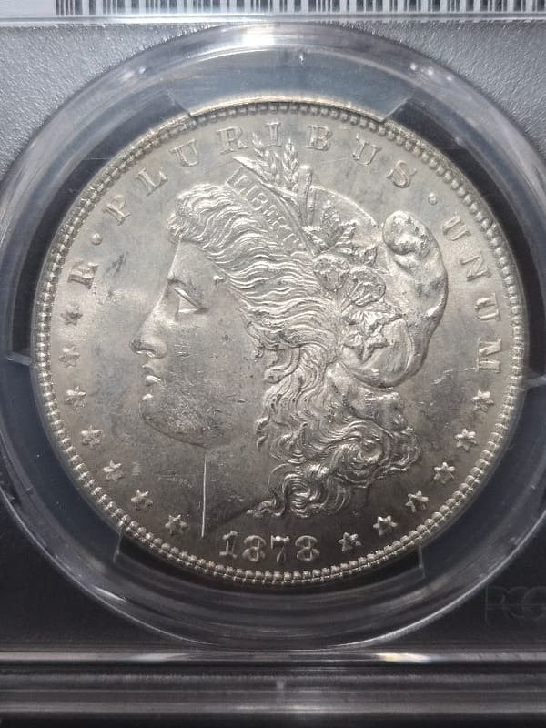 1878 7/8 TF PCGS MS64 Strong Morgan Dollar - Image 2