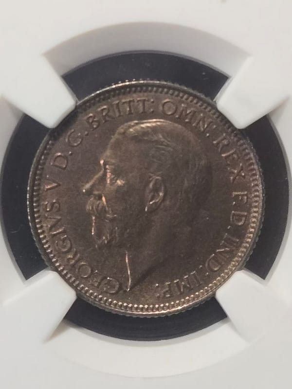 1927 British 6P PF64 NGC Oak & Acorn - Image 4