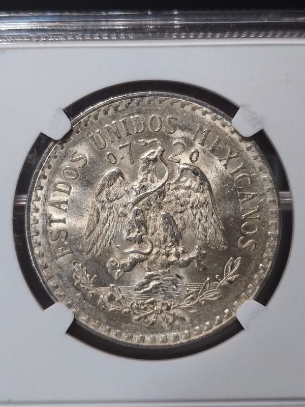 1933M Mexico Peso NGC MS 63 - Image 5