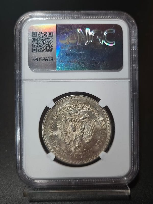1933M Mexico Peso NGC MS 63 - Image 2
