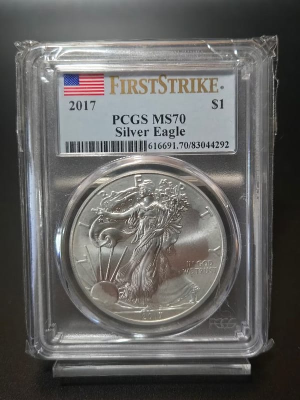 2017 PCGS MS70 First Strike Silver Eagle
