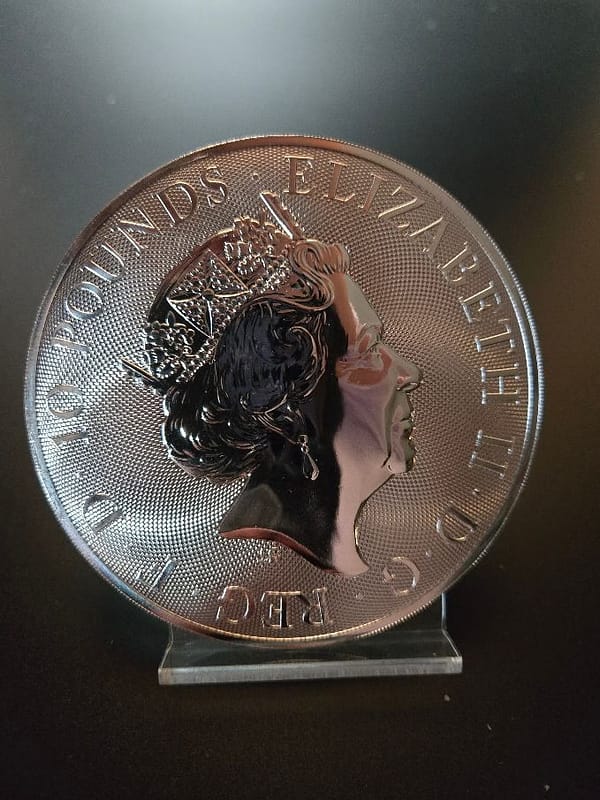 2018 GB 10 oz Silver Griffin of Edward III - Image 3