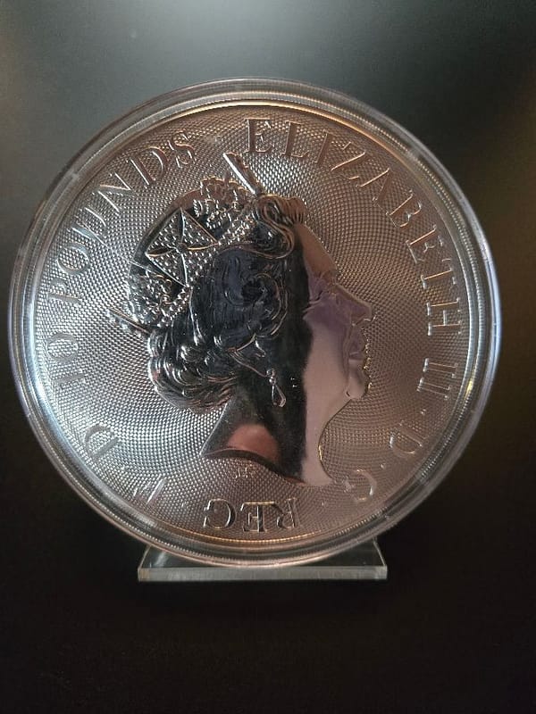 2018 GB 10 oz Silver Red Dragon - Image 5