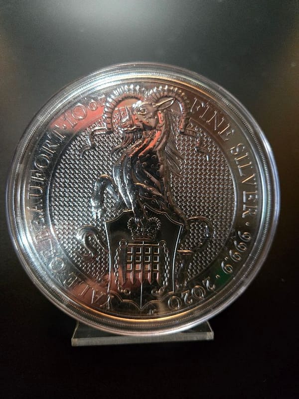 2020 GB 10 oz Silver Yale of Beaufort - Image 5